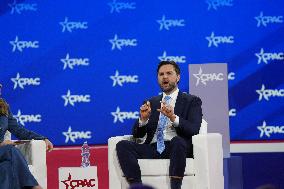 Vice President JD Vance Speaks At The CPAC Convention On February 20, 2025