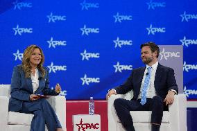 Vice President JD Vance Speaks At The CPAC Convention On February 20, 2025