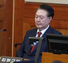 Yoon at His Impeachment Trial - Seoul