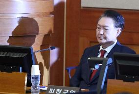 Yoon at His Impeachment Trial - Seoul
