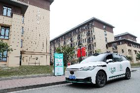 China First on-campus Autonomous Driving Service Station in C