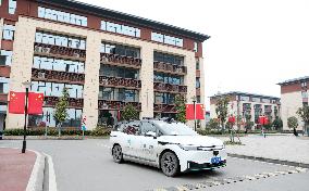 China First on-campus Autonomous Driving Service Station in C