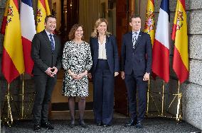 Yael Braun-Pivet Visits The Congress Of Deputies In Madrid - Spain