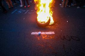 Protest Against President's Policy In Indonesia