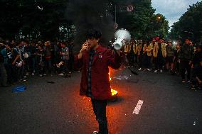 Protest Against President's Policy In Indonesia