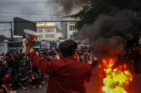 Protest Against President's Policy In Indonesia