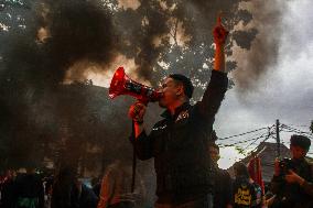 Protest Against President's Policy In Indonesia