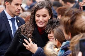 Queen Letizia Attends The 31st Cinema Week Of Tudela - Spain