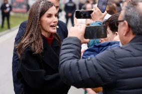 Queen Letizia Attends The 31st Cinema Week Of Tudela - Spain