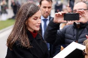 Queen Letizia Attends The 31st Cinema Week Of Tudela - Spain
