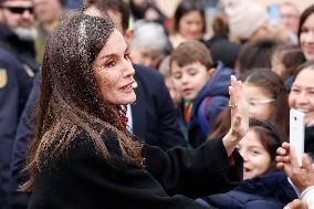 Queen Letizia Attends The 31st Cinema Week Of Tudela - Spain