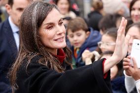 Queen Letizia Attends The 31st Cinema Week Of Tudela - Spain