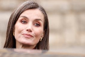 Queen Letizia Attends The 31st Cinema Week Of Tudela - Spain
