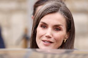 Queen Letizia Attends The 31st Cinema Week Of Tudela - Spain