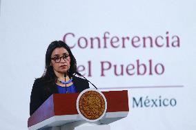 Mexico’s President Claudia Sheinbaum Briefing Conference