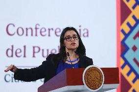 Mexico’s President Claudia Sheinbaum Briefing Conference