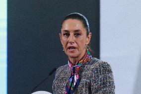 Mexico’s President Claudia Sheinbaum Briefing Conference