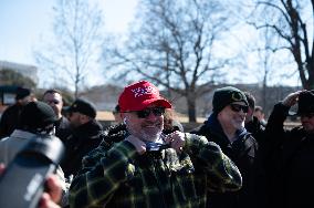 Proud Boys, J6ers And Oathkeeper Founder Hold Press Conference At US Capitol