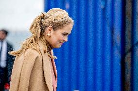 First Official Solo Job Of Princess Amalia - Netherlands