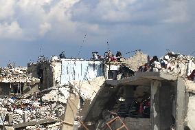 Jabalia Refugee Camp In Gaza