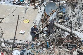 Jabalia Refugee Camp In Gaza