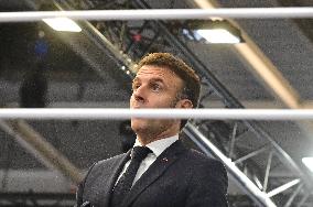 President Macron talks on the phone with Bruno Retailleau following the knife attack in Mulhouse - Paris