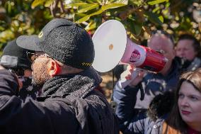 Proud Boys On Capitol Hill For A Lawsuit Against The Department Of Justice