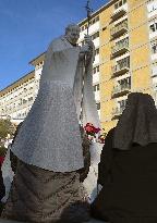 Nuns And Priests Pray For Pope Francis - Rome