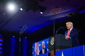Donald Trump At CPAC 2025 - Maryland