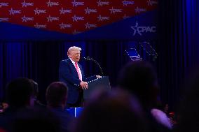 Donald Trump At CPAC 2025 - Maryland