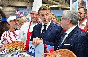 Macron inaugurates the International Agricultural Show - Paris