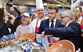 Macron inaugurates the International Agricultural Show - Paris