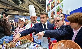 Macron inaugurates the International Agricultural Show - Paris