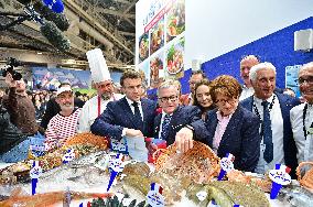 Macron inaugurates the International Agricultural Show - Paris