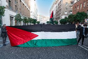 Protest Against 'Take over' Gaza In Rome