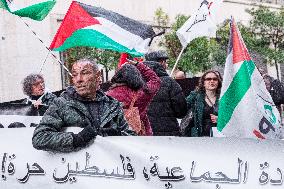 Protest Against 'Take over' Gaza In Rome