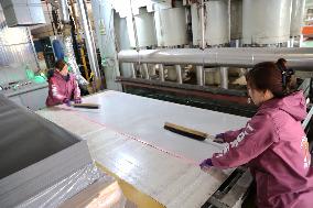 World First Aldehyde-free Density Board Production Line