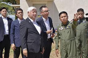 Japan defense chief in Philippines