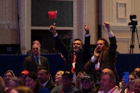 President Donald Trump Speaks At CPAC 2025