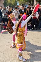 Taiwanese Artists Perform to Welcome The New Year at the Tianhou Palace in Quanzhou