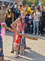 Taiwanese Artists Perform to Welcome The New Year at the Tianhou Palace in Quanzhou