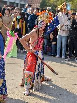 Taiwanese Artists Perform to Welcome The New Year at the Tianhou Palace in Quanzhou