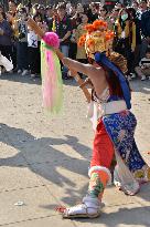 Taiwanese Artists Perform to Welcome The New Year at the Tianhou Palace in Quanzhou