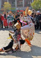 Taiwanese Artists Perform to Welcome The New Year at the Tianhou Palace in Quanzhou