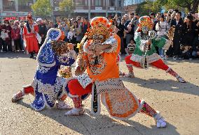 Taiwanese Artists Perform to Welcome The New Year at the Tianhou Palace in Quanzhou