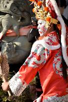 Taiwanese Artists Perform to Welcome The New Year at the Tianhou Palace in Quanzhou