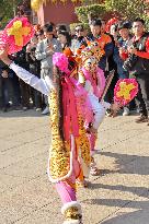 Taiwanese Artists Perform to Welcome The New Year at the Tianhou Palace in Quanzhou