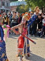 Taiwanese Artists Perform to Welcome The New Year at the Tianhou Palace in Quanzhou