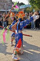 Taiwanese Artists Perform to Welcome The New Year at the Tianhou Palace in Quanzhou