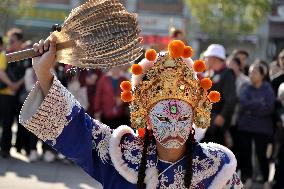 Taiwanese Artists Perform to Welcome The New Year at the Tianhou Palace in Quanzhou